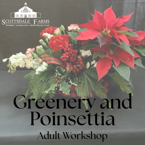 greenery and poinsettia (4)